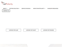 Tablet Screenshot of netpolarity.com
